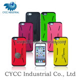 Mobile Phone Plastic Case with Coin Stand for iPhone 4 5