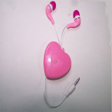3.5mm Retractable Earphone for Promotion Gift