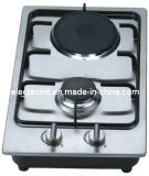 Electric Hot Plate and Gas Burner Combined Hob (GHE-S302E)