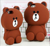 3D Bear Cony Cartoon Silicone Phone Case Cover for iPhone