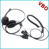 Binaural Call Center Rj 9 Headset with Noise Cancelling Microphone