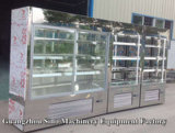 China Factory, Supermarket Upright Cake Display Cabinet, Cake Showcase Refrigerator, Pastry Display Refrigerator