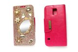 Crystal Alloy Leather Phone Accessories
