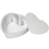 6 Inch Anodized Aluminum Heart Shape Cheesecake Pan Chiffon Mold