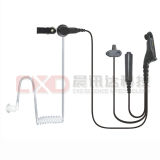 Acoustic Tube Earphone with in -Line Ptt for Two-Way Radio &Walkie Talkie