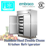 Stainless Steel Kitchen Refrigerator with Two Doors