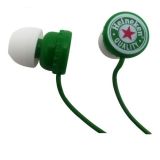 Fashion Colorful Beer Cap Stereo Earbuds Earphone