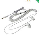 Specail Designed Bead Cable Earphone for Girls
