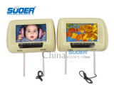Suoer Factory Price 9 Inch Car Monitor Car Headrest Monitor High Definition Car Video Player (SE-9001)