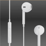 White Stereo Earphone with Mic for Mobile Phone Headset Supplier