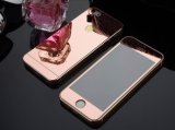 Factory Dirctly Front+Back Electroplated Mirror Tempered Glass Film Screen Protector for iPhone 6