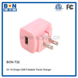 Mobile Phone USB Port Home Charger with FCC ETL