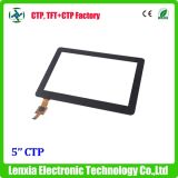 Projected 5 Inch Capacitive Touch Screen with G+G Glass