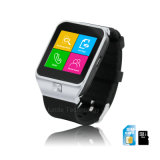 Metal Silicon Bluetooth Watch Phone Sync with Smart Phone