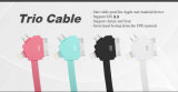 New! USB Trio Cable (Lightning&Micro&30Pin)