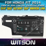 Witson Car DVD Player for Honda Fit 2014 W2-D8314h with Chipset 1080P 8g ROM WiFi 3G Internet DVR Support