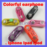 Color Earphone with Mic Headphone Earbud Headset for iPhone 6 5 5s 4 iPod iPad