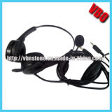 Telephone Headset with Noise Cancelling Microphone for PC