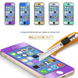0.3mm 2.5D Round Edge Color Tempered Glass Screen Protector for iPhone5