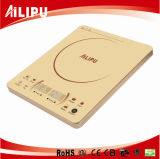Titanium Plate with Metal Housing Golden Color Super Slim Touching Induction Cooker