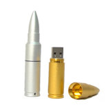 Metal Bullet Shape USB 2.0 Flash Pen Drive