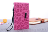 Hot Pink Color Leopard Pattern Leather Case for Nokia Lumia 920