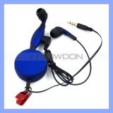 3.5mm Stylish Color Metal Stereo Earphone with Mic for Media Player Computer Mobile Phones