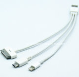 3 in 1 USB Data Cable with 30 Pin 8 Pin Micro 5 Pin (JHU356)