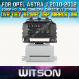 Witson Car DVD Player for Opel Astra J with Chipset 1080P 8g ROM WiFi 3G Internet DVR Support