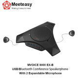 Meeteasy Mvoice-8000 Ex-B USB/Bluetooth Conference Speakerphone Microphone Speaker