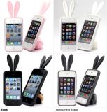 Silicone Rabbit Cover for iPhone 4 Case