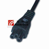 Iec 60320 C5 Laptop Power Cord Plug (QT1) 2.5A