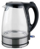 Electric Kettle with Transparent Glass Body and Blue Illumination (KR170J)