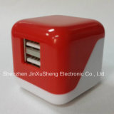 2100mA Double USB Charger for Mobile Phone and Tablet PC