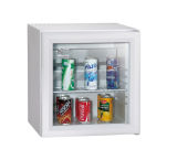 Portable White Glass Door Mini Refrigerator Showcase Office Home Cooler Xc-28