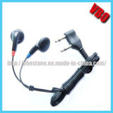 Stereo Earphone with Fixed Dual Pin for Airline, Buses, Train