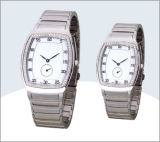 Stainless Steel Couple Watch, Quartz Watch (15180)