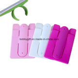 Silicone ID Card Holder Mobile Phone Support
