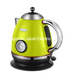 1.2L Stainless Steel Electric Pyramid Kettle with Temperature Display [E5b]
