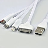 1 to 4 Flat Spliter USB Cable