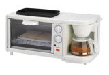 3 in 1 Breakfast Machine Coffee Maker. Toaster Oven. Fry Pan