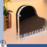 Piano Shape Black Background Acrylic Photo Frame