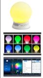 Hot Selling Multi Colors Light Smart Control Bluetooth LED Lamp Speaker with New APP
