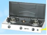 Three Burner Gas Stove with Lid (WH-316)