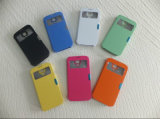 Mobile Parts for Samsung I9300 S3 Phone Case of Leather Case Battery Cover Case