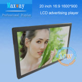 Wide Screen 20 Inch LCD Advertising Player with Ad Functions