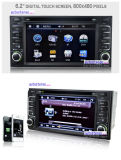 6.2'' Car Video GPS Headunit Multimedia DVD Player for Toyota Hilux Land Cruiser Prado Camry...