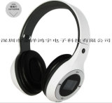 Factory Price Foldable LCD Flash Light Screen MP3 Bluetooth Headphone