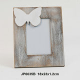New Vintage Wooden Butterfly Photo Frame in MDF