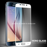 Silk Print Full Coverage Tempered Glass Screen Protector for Galaxy S6